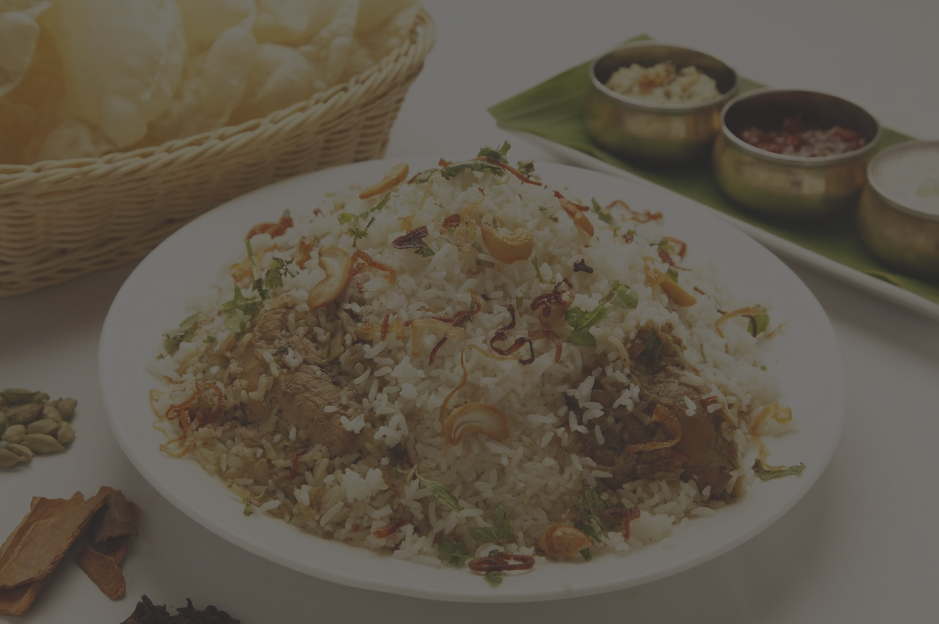 delicious biriyani available at rahmath